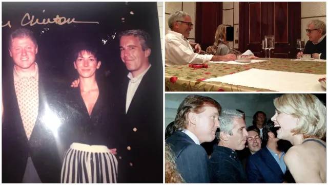 Клинтън и други публични личности с Епстийн